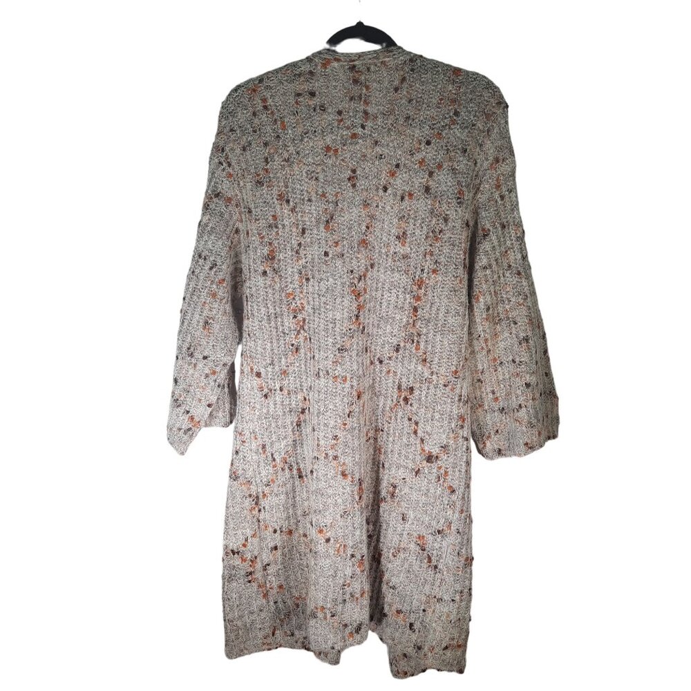Cupcakes And Cashmere Wool Speckles Open Front Knit Cardigan With Pockets Fall